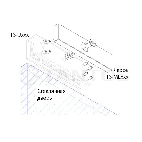 U-адаптер для крепления якоря TS-U180