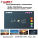 WARTE-iDM7-12M MHD синий (СОНАТА MHD) видеодомофон с сенсорным 7" экраном c записью по детекции движения и моб. приложением